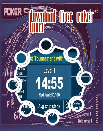 Free poker tournament timer