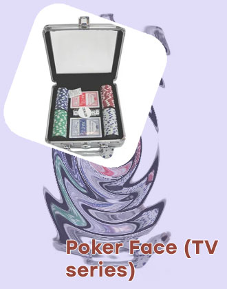 Poker chip set in metal case